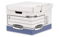 Fellowes Bankersbox System Klappdeckelbox 10 Stk.,blau/weiss, 3100x3770x3950 mm