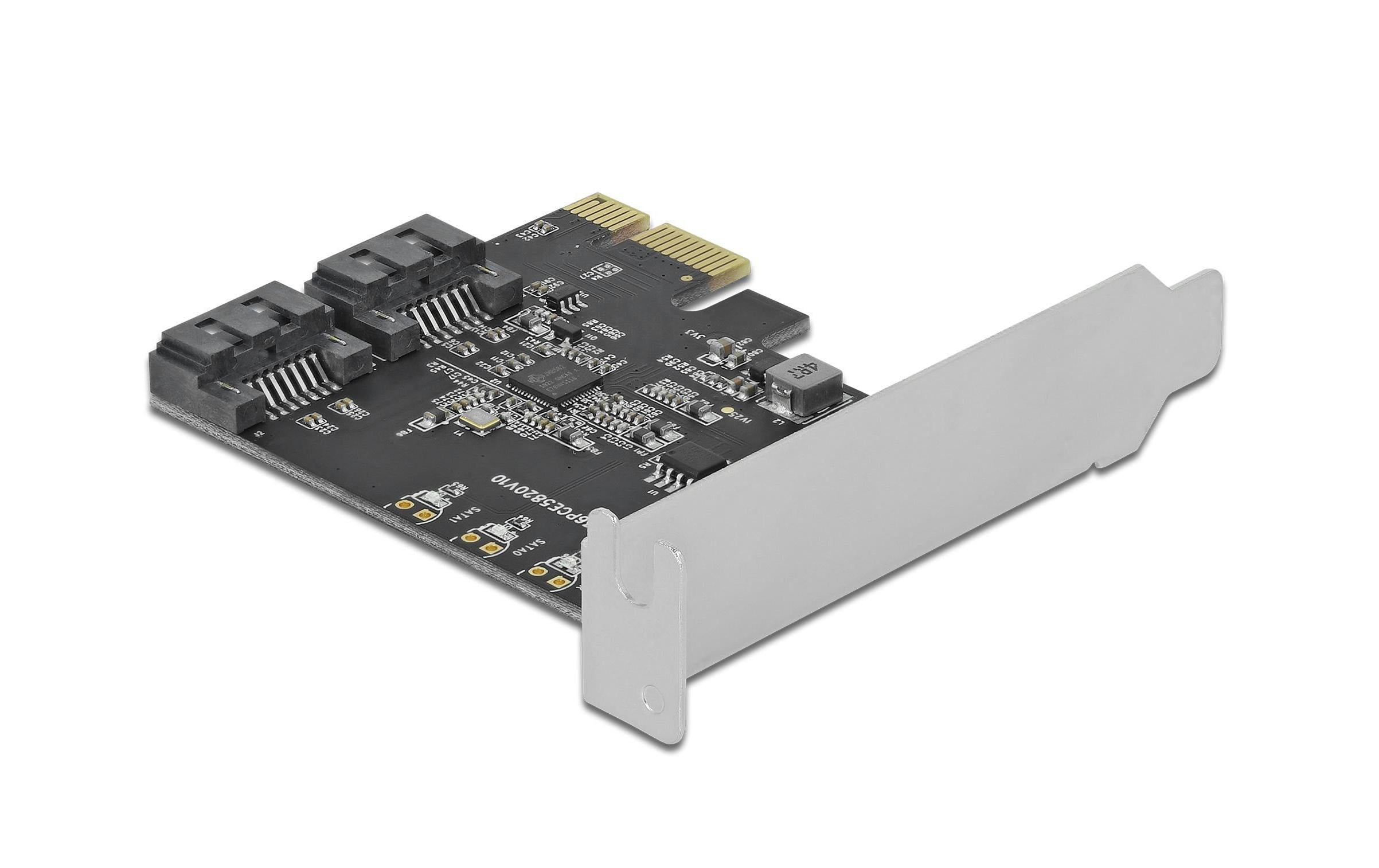Delock 2 Port SATA PCI Express Karte Low Profile Formfaktor