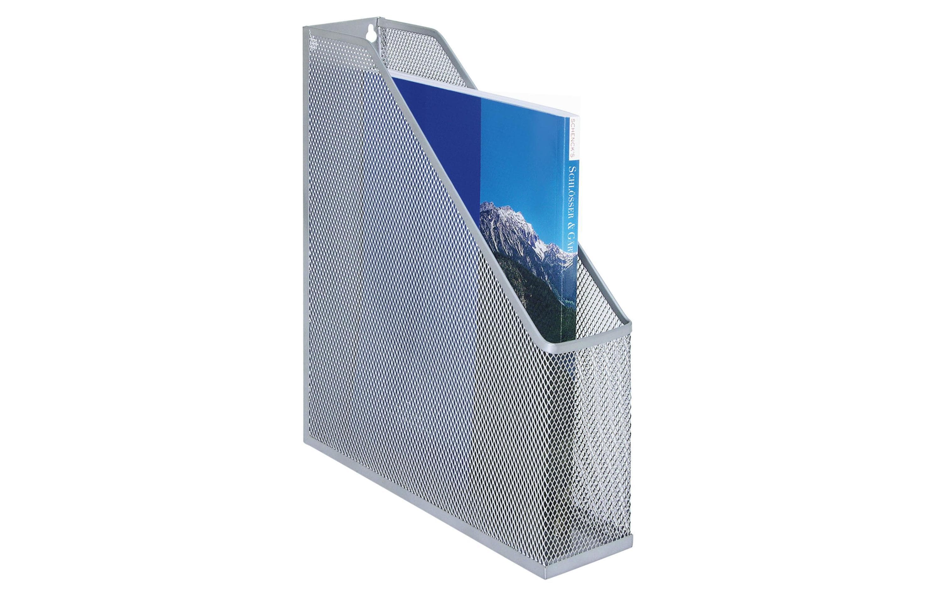 WEDO Stehsammler A4 Office-Serie Silber Grösse: 24.8 x 7.5 x 32 cm