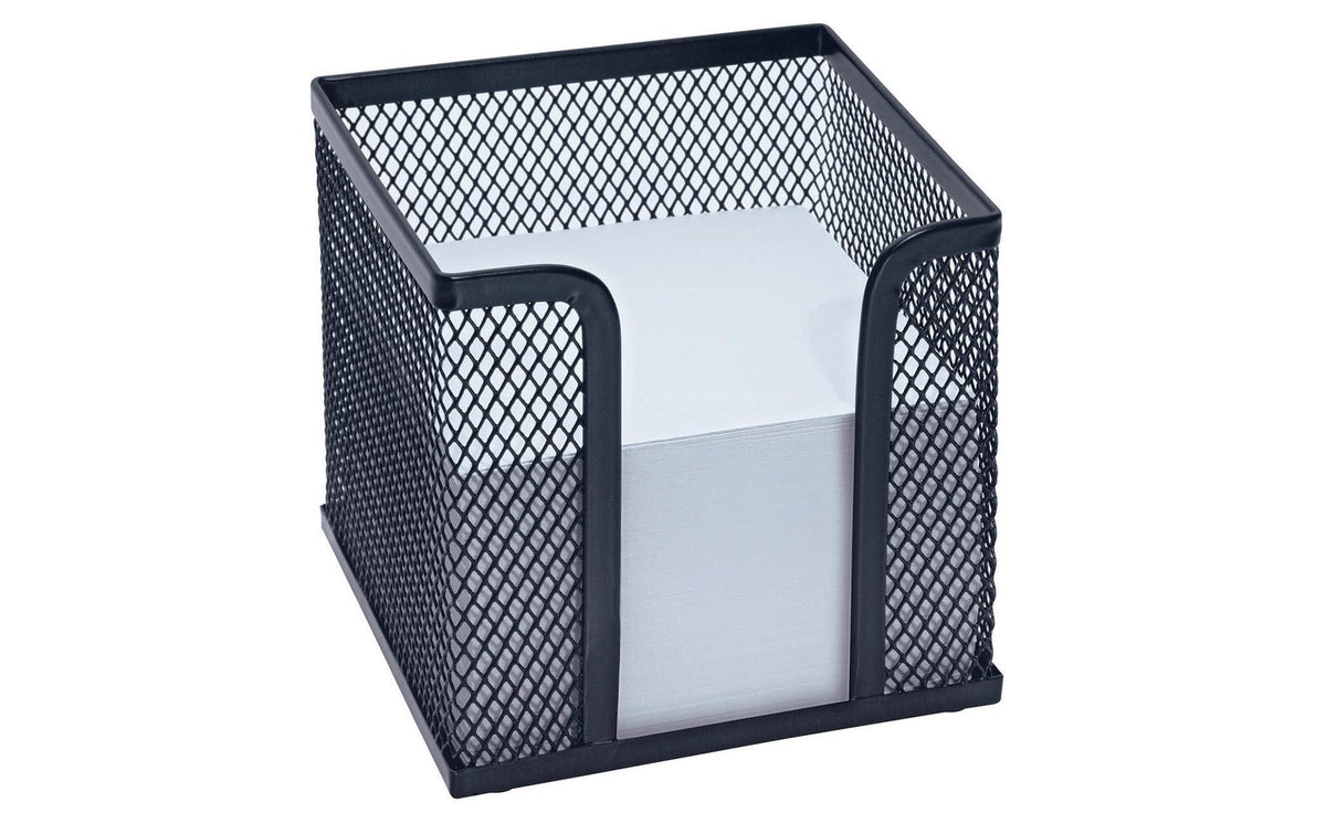 WEDO Zettelbox Office-Serie Schwarz 700 Blatt, für Blätter 9 x 9 cm