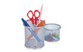 WEDO Stiftehalter Office-Serie Silber im "Gitter"-Look, 2er Set