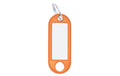 WEDO Schlüsselanhänger mit Ring 100 Stück, Farbe: Orange