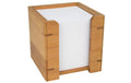 WEDO Zettelbox Bambus-Serie 900 Blatt, für Blätter 9 x 9 cm
