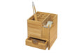 WEDO Stiftehalter Bambus-Serie Bambus, Grösse: 10.3 x 10.3 x 11.7 cm
