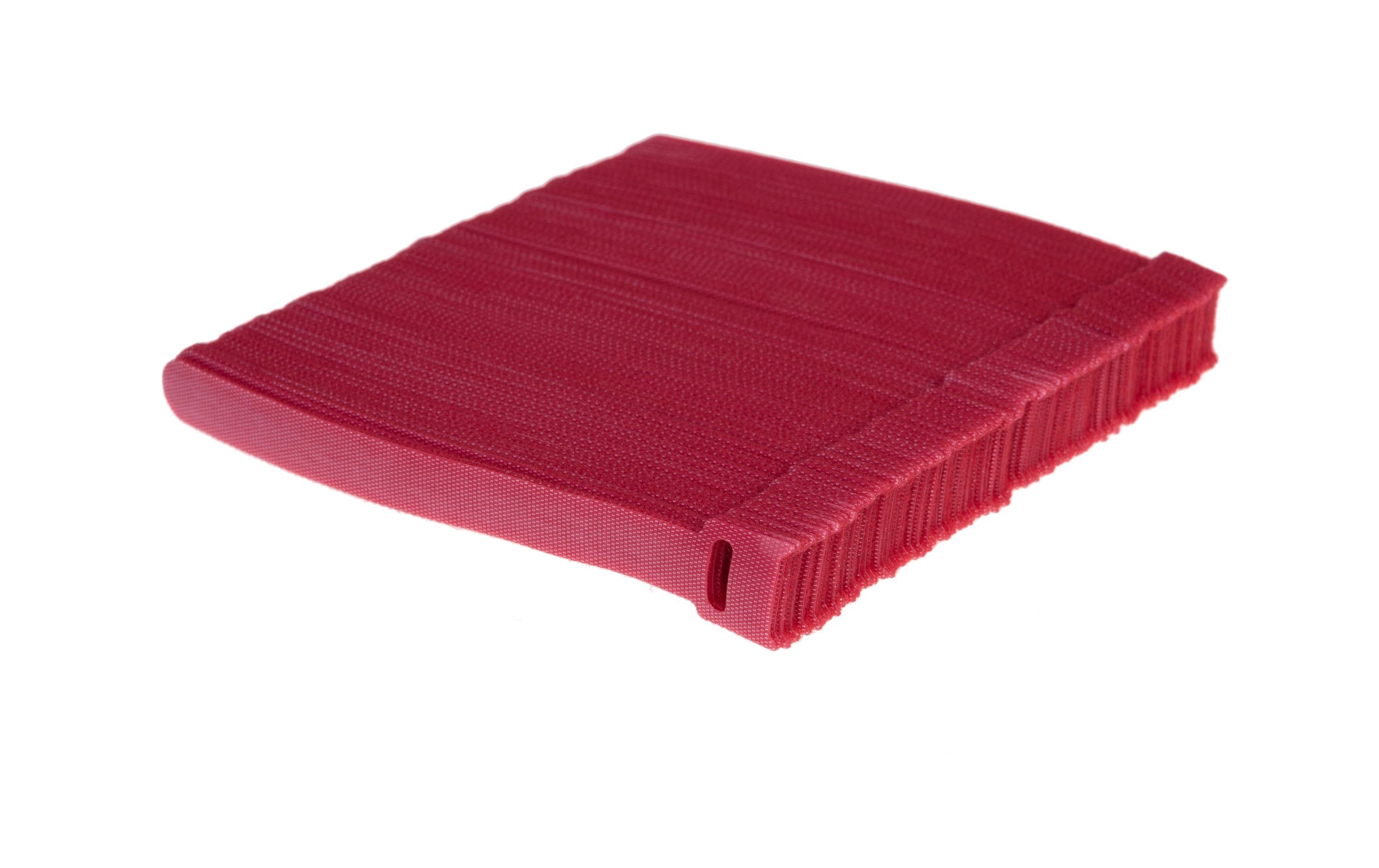 Fastech Klettkabelbinder ETK-3-1 Strap 100 Stück, 13x150 mm, rot