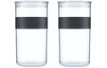 Bodum Presso Vorratsglas 2er-Set Kunststoff mit Silikonband, 2.0 Liter