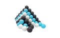 Bälleset Ø6 cm - 100 balls white/grey/lightblue