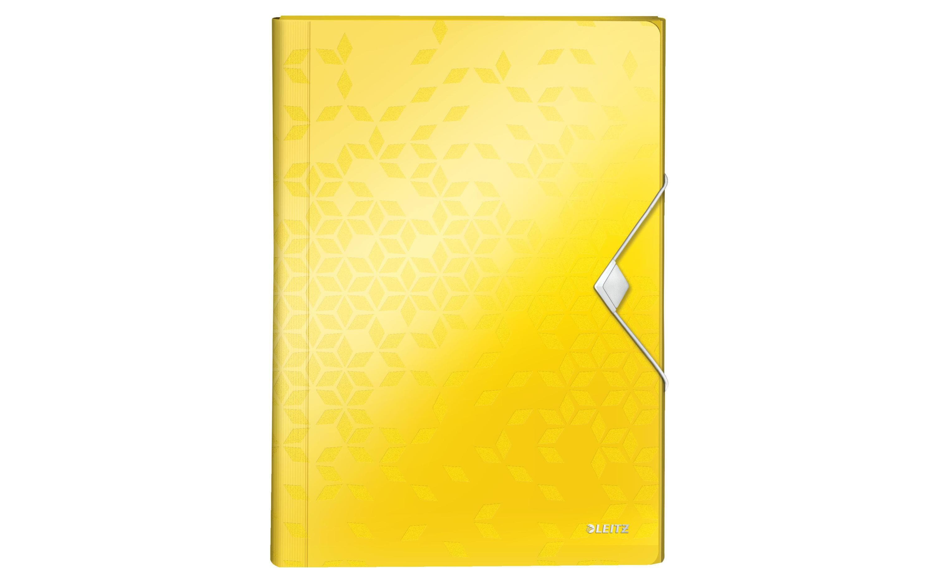 Leitz WOW Projektmappe A4 PP gelb metallic
