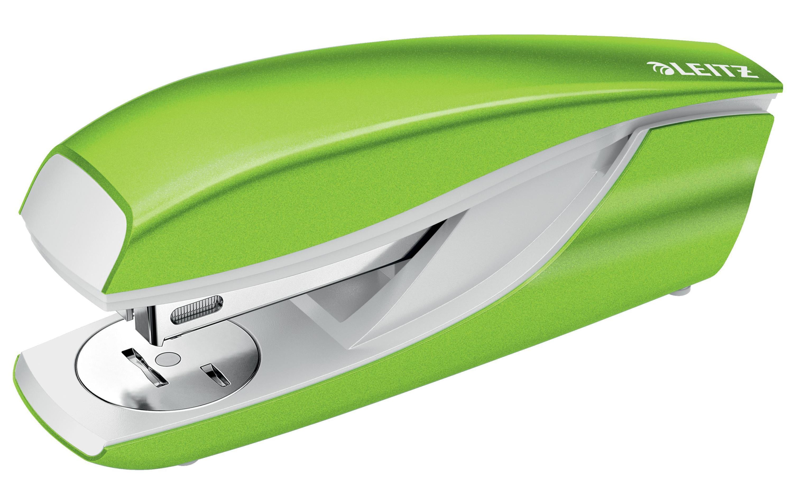 Leitz WOW  Büroheftgerät NeXXt grün metallic, 30 Blatt, Metall