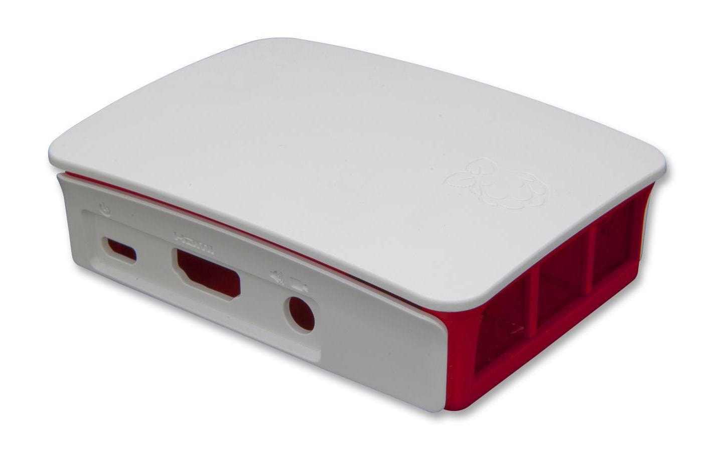 Gehäuse zu Raspberry Pi 3 Typ B Farbe: rot/weiss