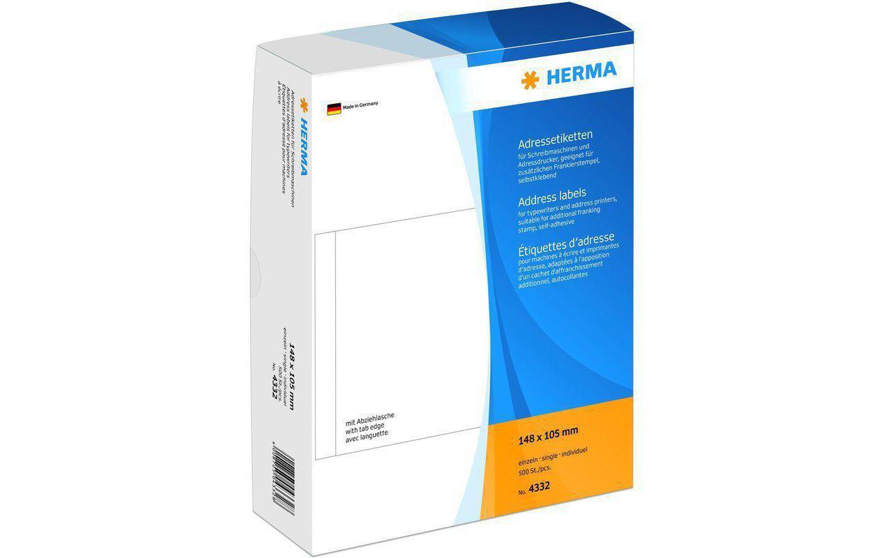 Herma Etiketten 4332 148x105mm, 500 Etiketten