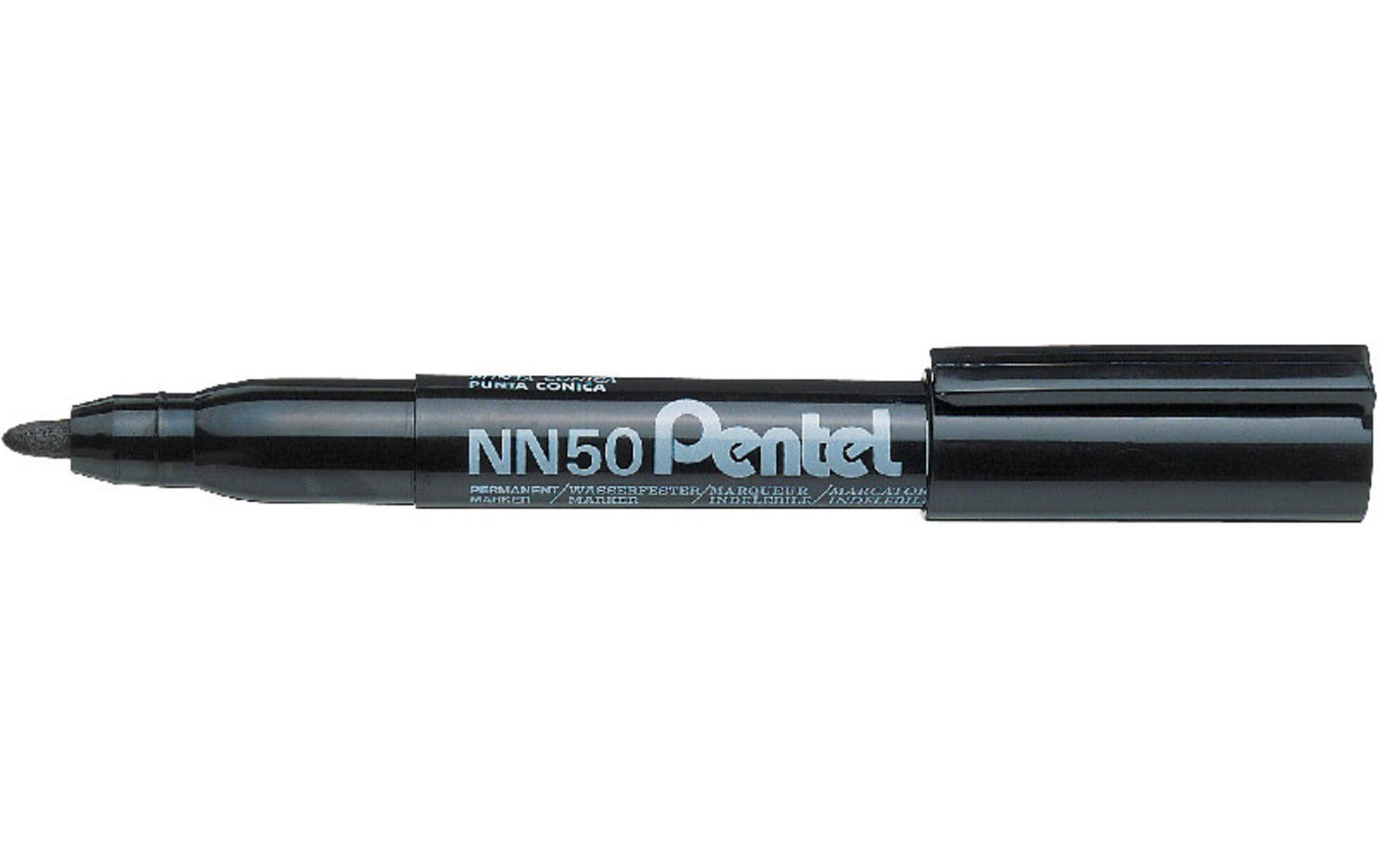 PENTEL Permanent Marker NN50 schwarz Strichstärke: 1,3 mm
