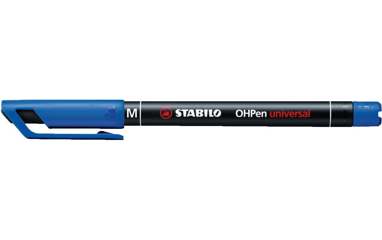Stabilo OHPen universal Mittel blau Inhalt: 1 Stk., wasserfest,