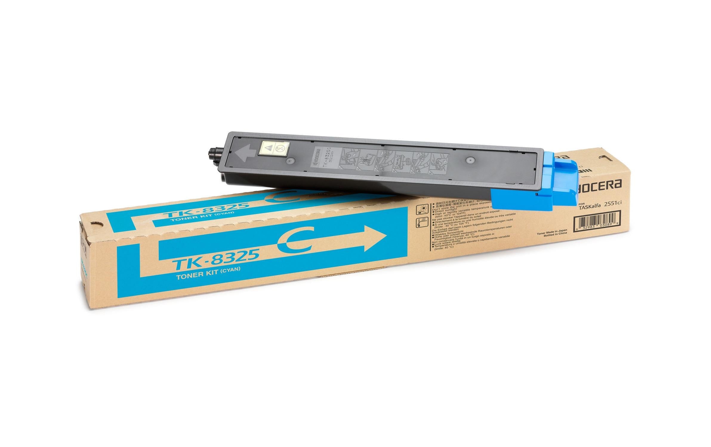 Toner Kyocera TK-8325C, TASKalfa 2551ci cyan, 12'000 Seiten bei 5% Deckung