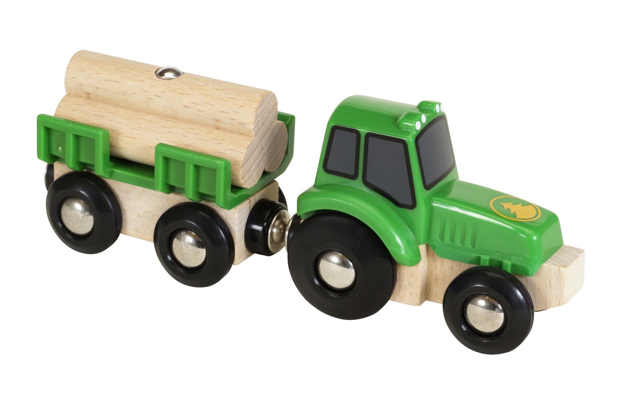 Holz Traktor mit Ladung Alter: 3+,