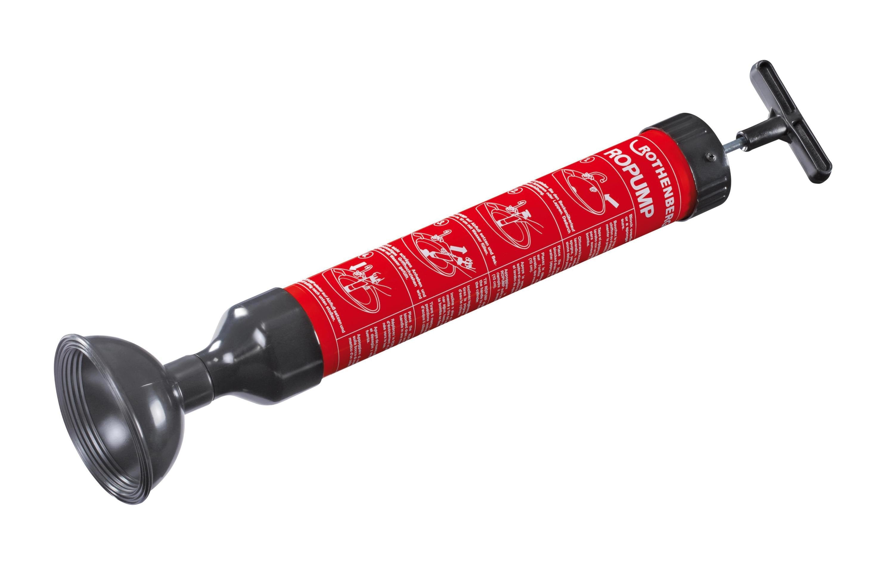 Rothenberter Abflussreiniger RoPump mit schwenkbarer Glocke