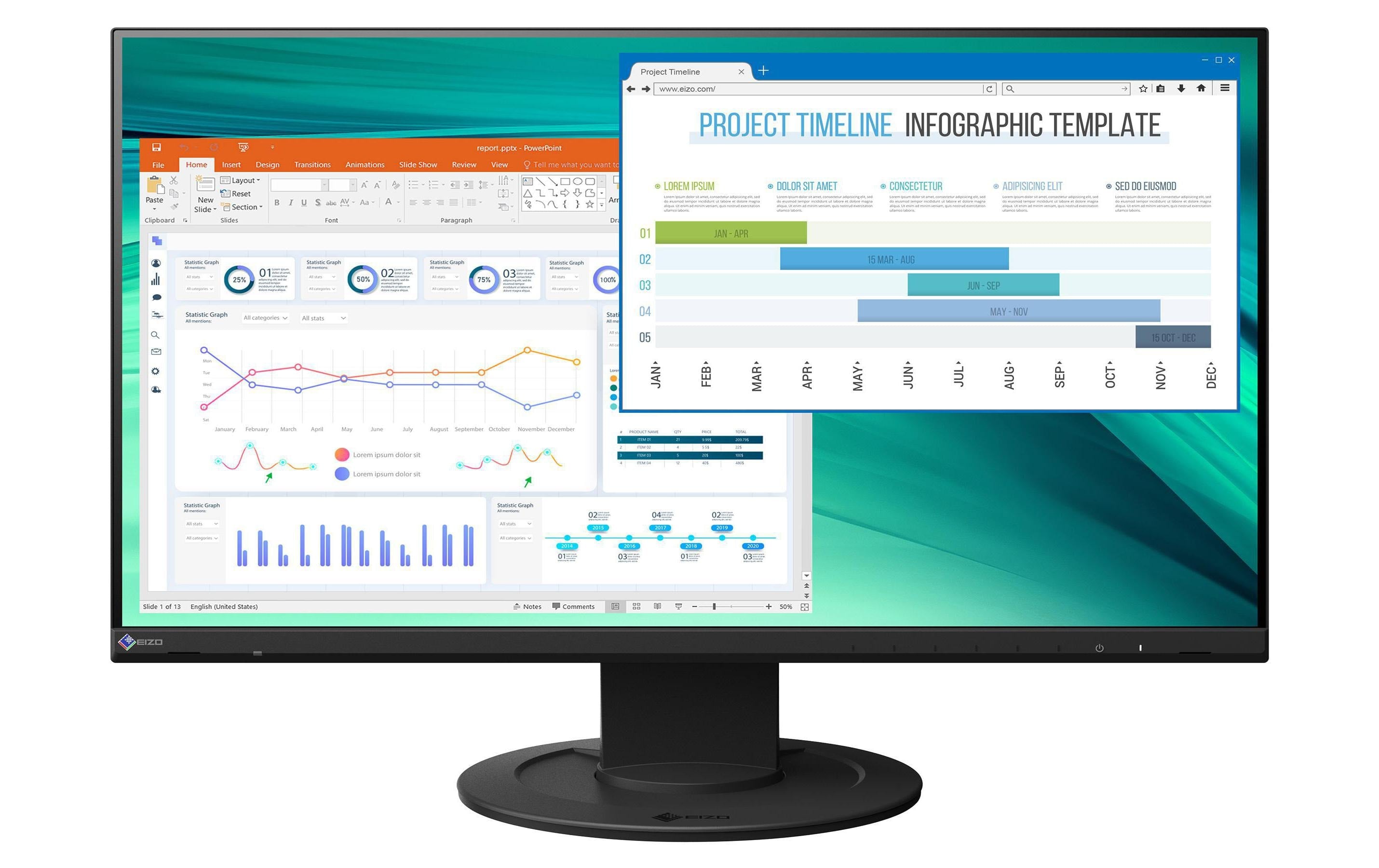 EIZO EV2460-Swiss Edition 23.8" schwarz