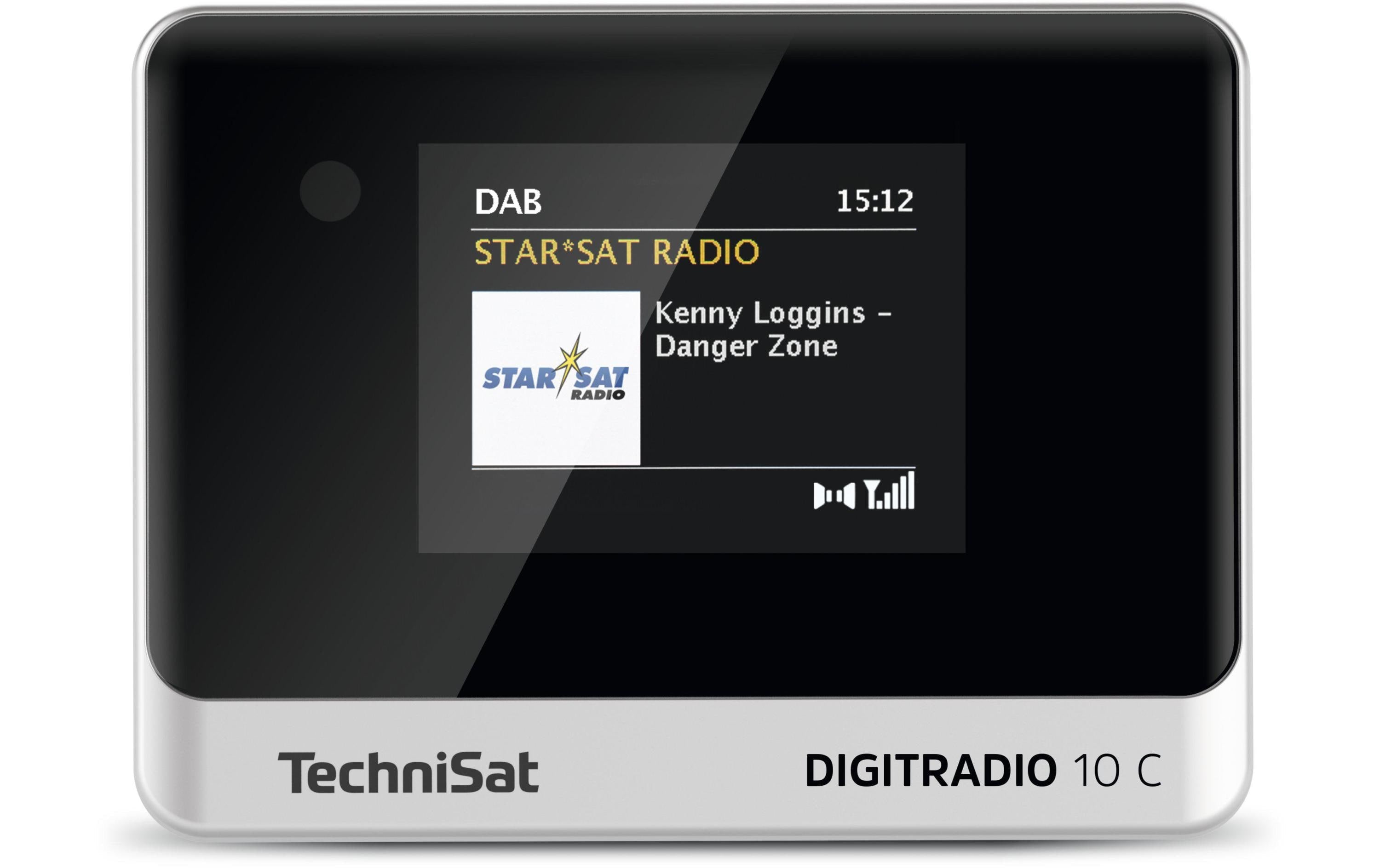 TechniSat DigitRadio 10 C, DAB+ Adapter Bluetooth, OLED Farb-Display