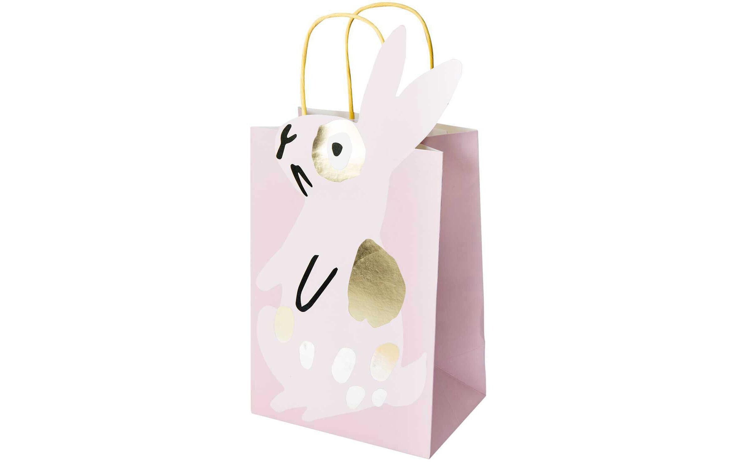 Rico Design Geschenktüte Hase rosa, 18 x 35.5 x 12cm