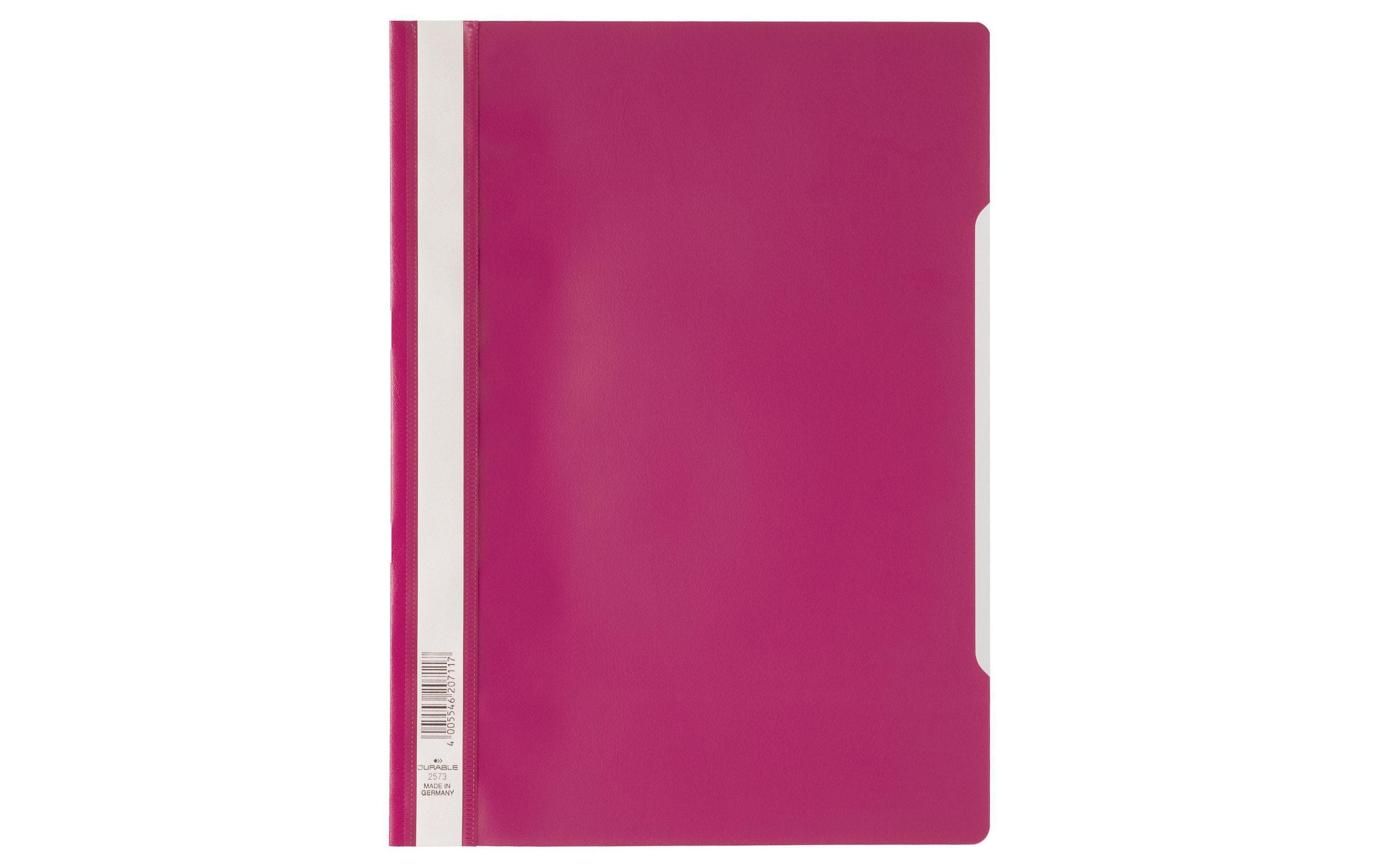 Durable Schnellhefter PP A4 50 Stück purpur rot