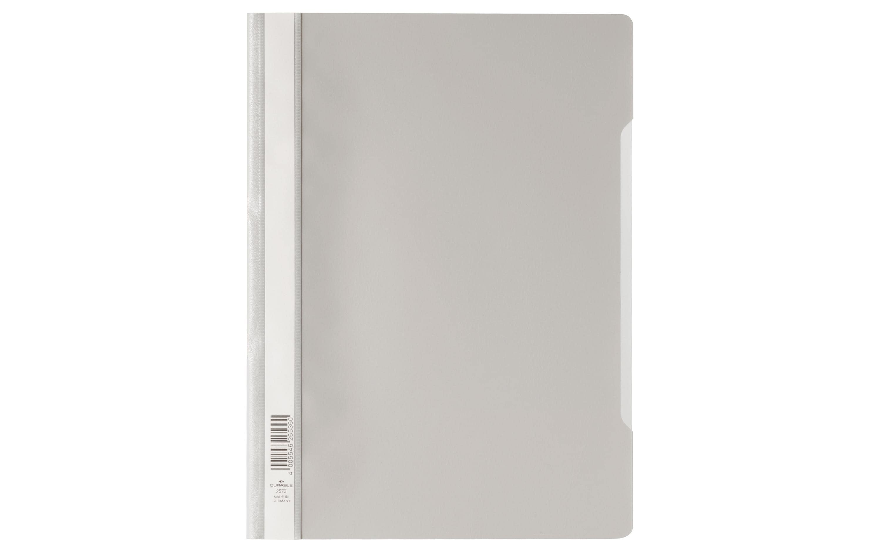 Durable Schnellhefter PP A4 50 Stück grau
