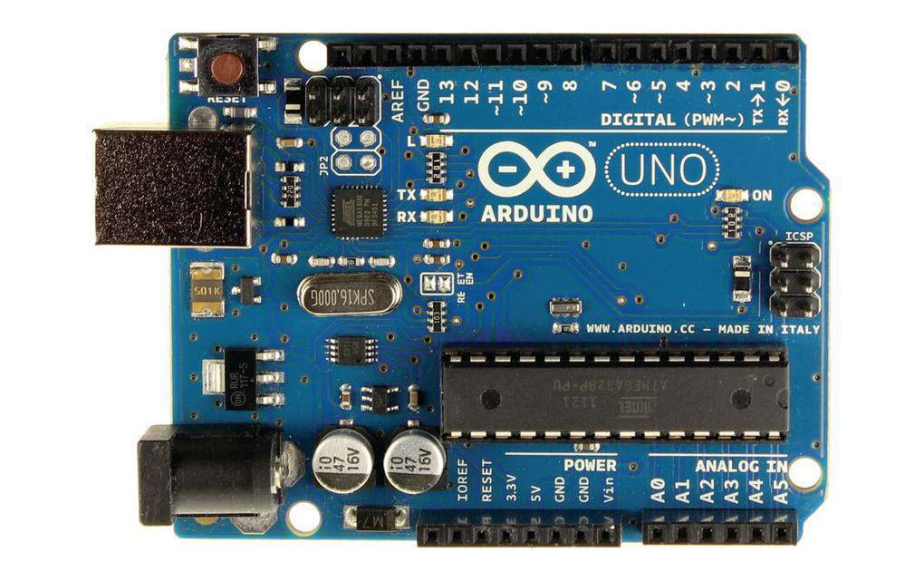 Arduino Uno Rev3. DIP Version ATmega328, 16Mhz, USB, SPI, ICSP, I²C