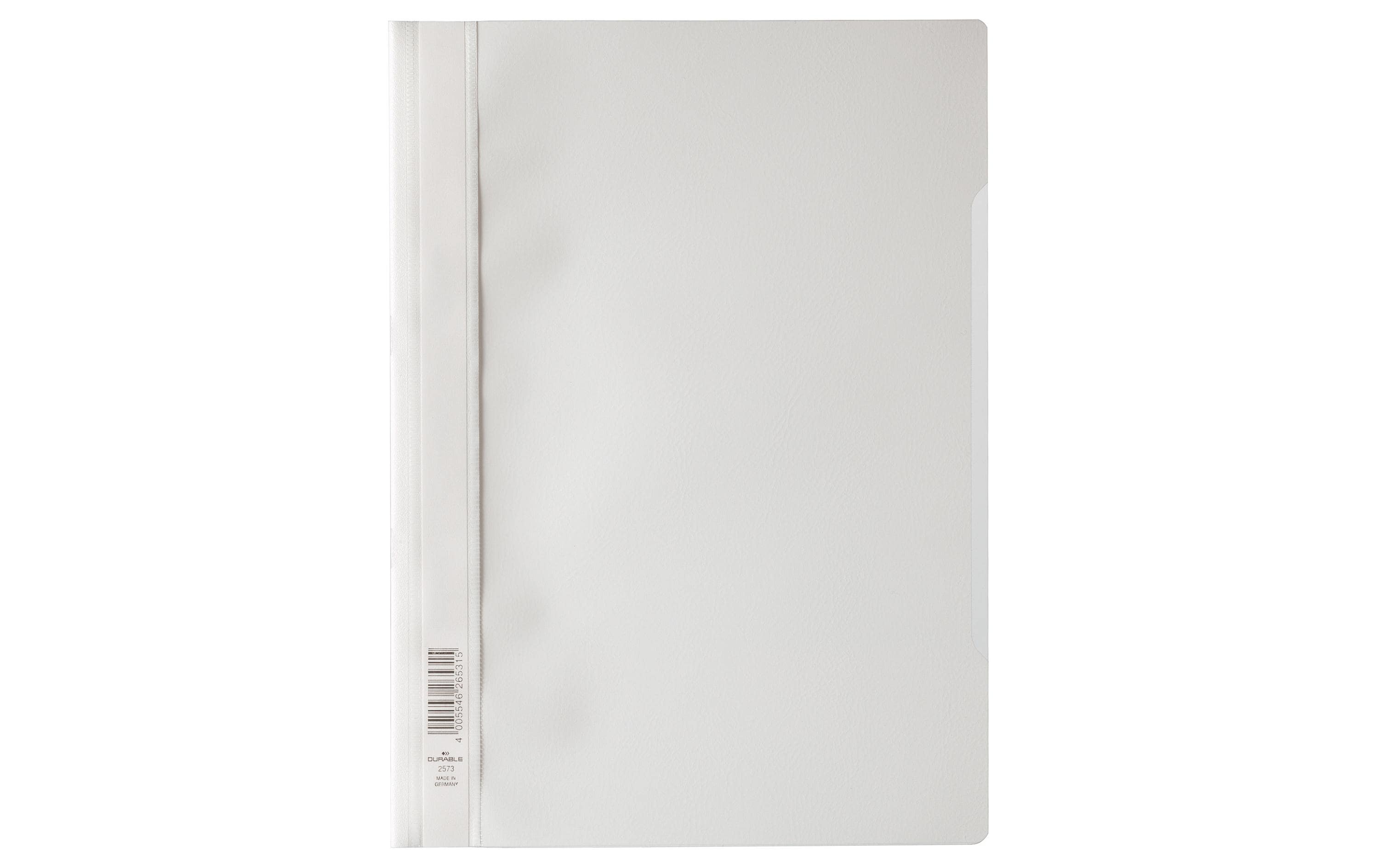 Durable Schnellhefter PP A4 50 Stück weiss