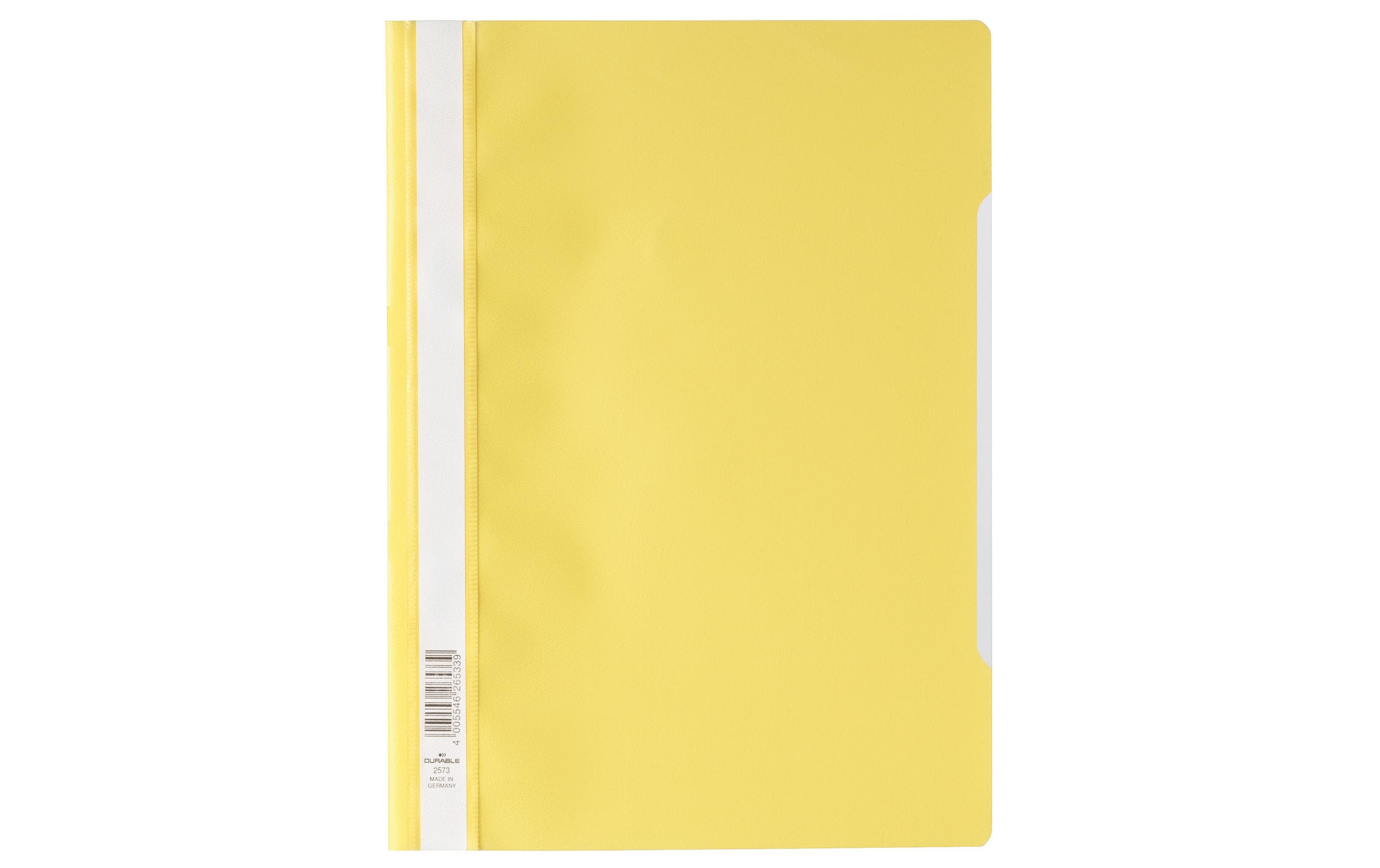 Durable Schnellhefter PP A4 50 Stück gelb