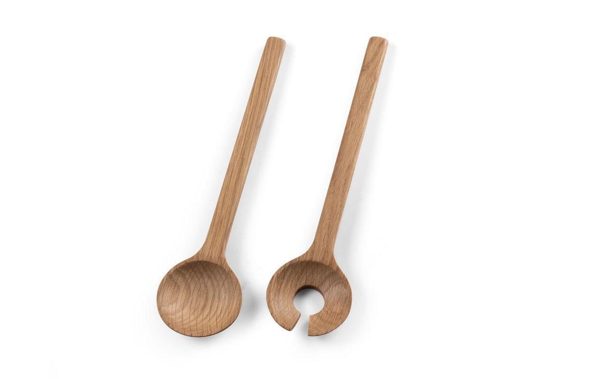 Bitz Salatbesteck 24cm Eiche Eiche, D: 5.7cm, L: 24cm