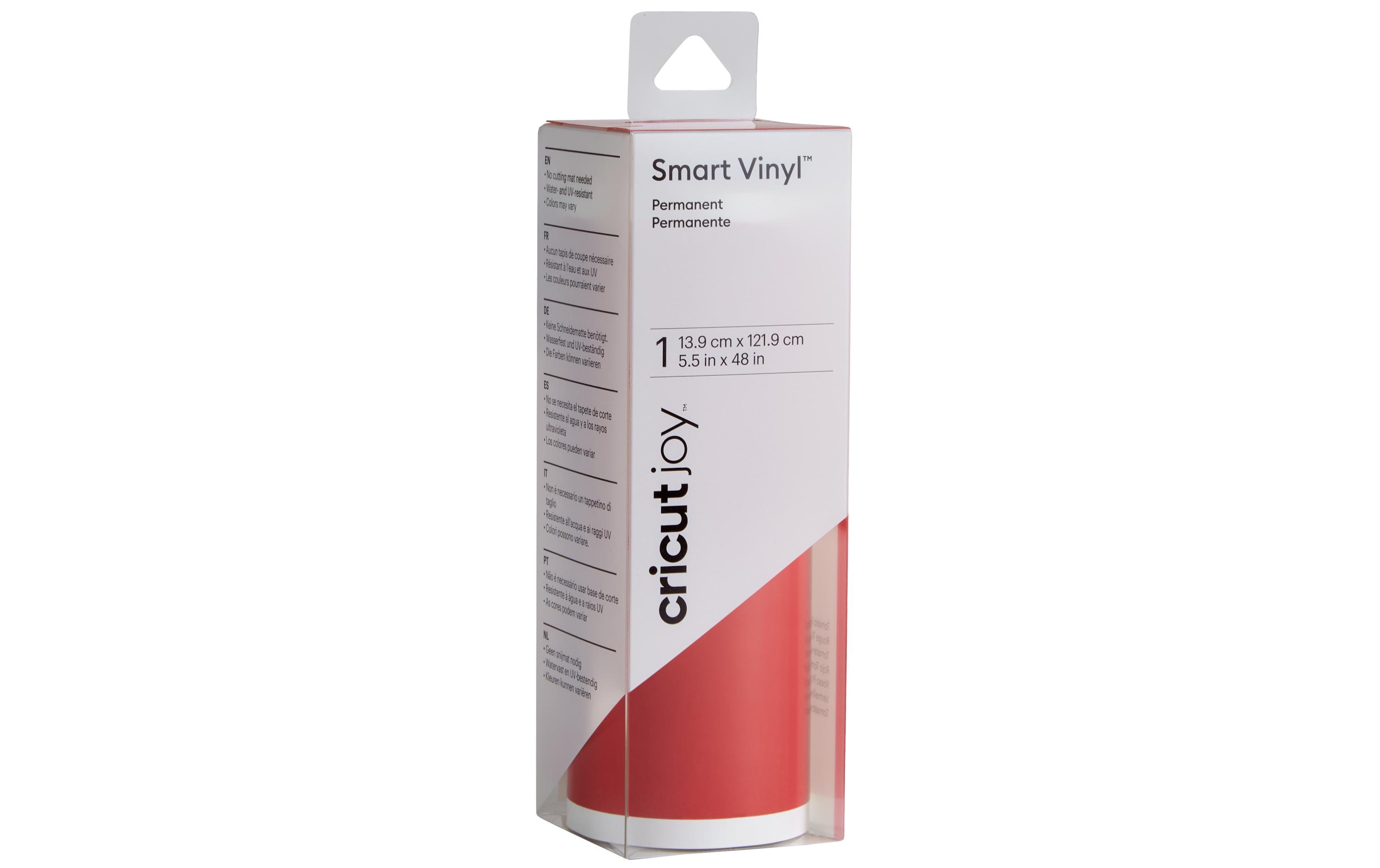 Cricut Vinylfolie Joy permanent rot 13.9 cm x 121.9 cm