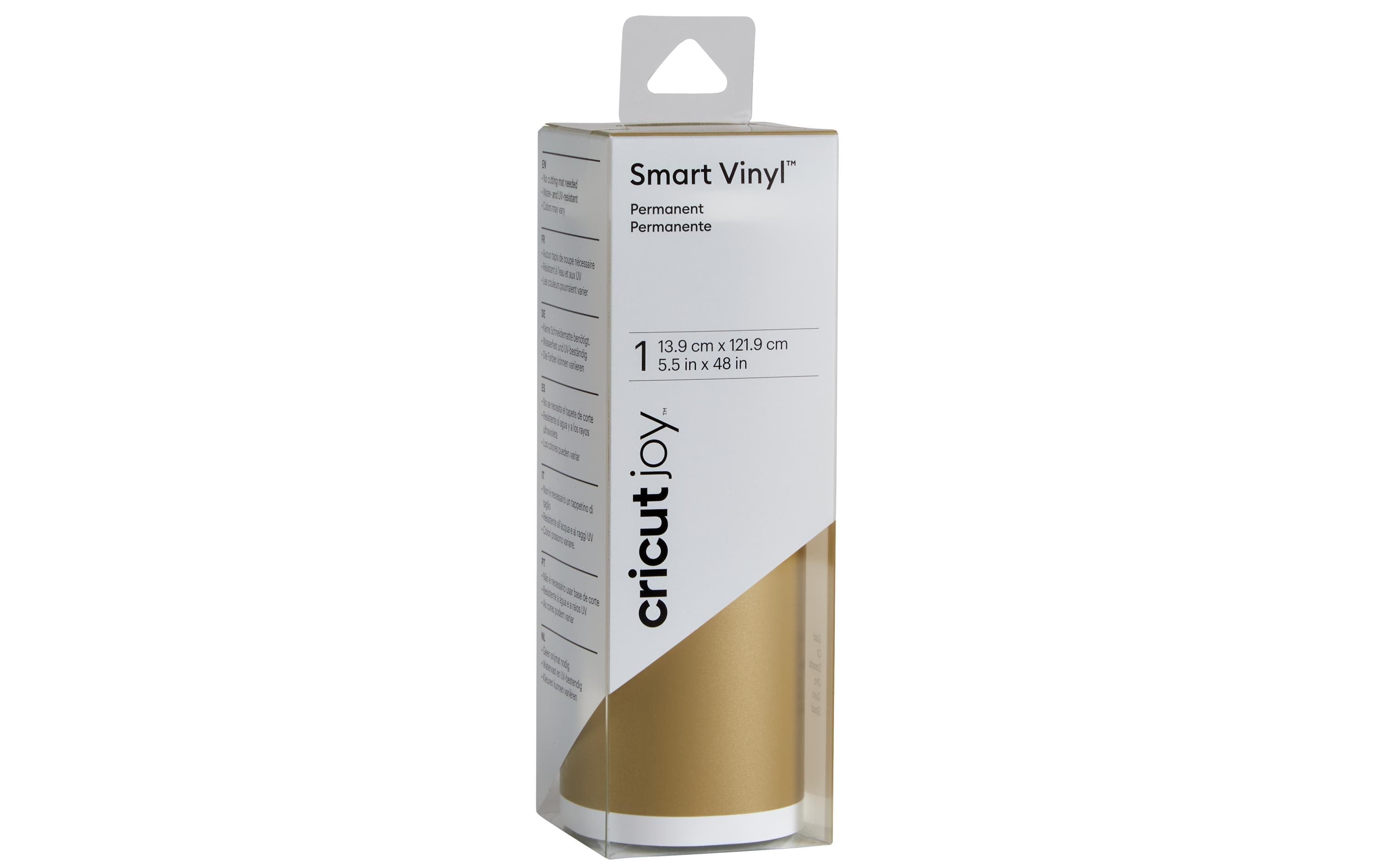 Cricut Vinylfolie Joy permanent gold 13.9 cm x 121.9 cm