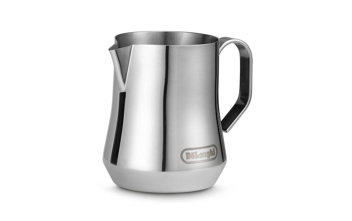 De'Longhi Milchaufschäumkrug aus poliertem Chromstahl, 350 ml