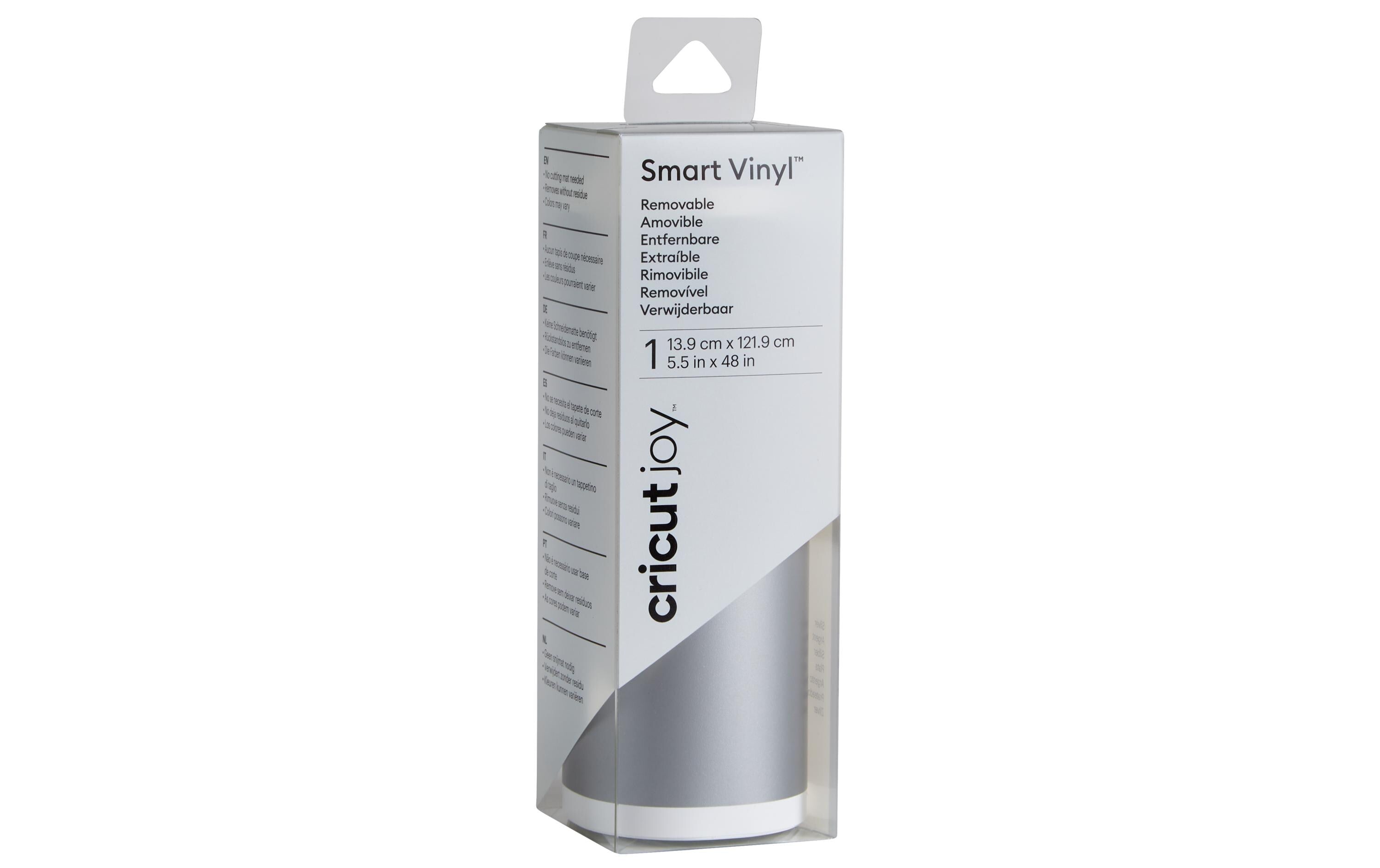 Cricut Vinylfolie Joy ablösbar silber 13.9 cm x 121.9 cm