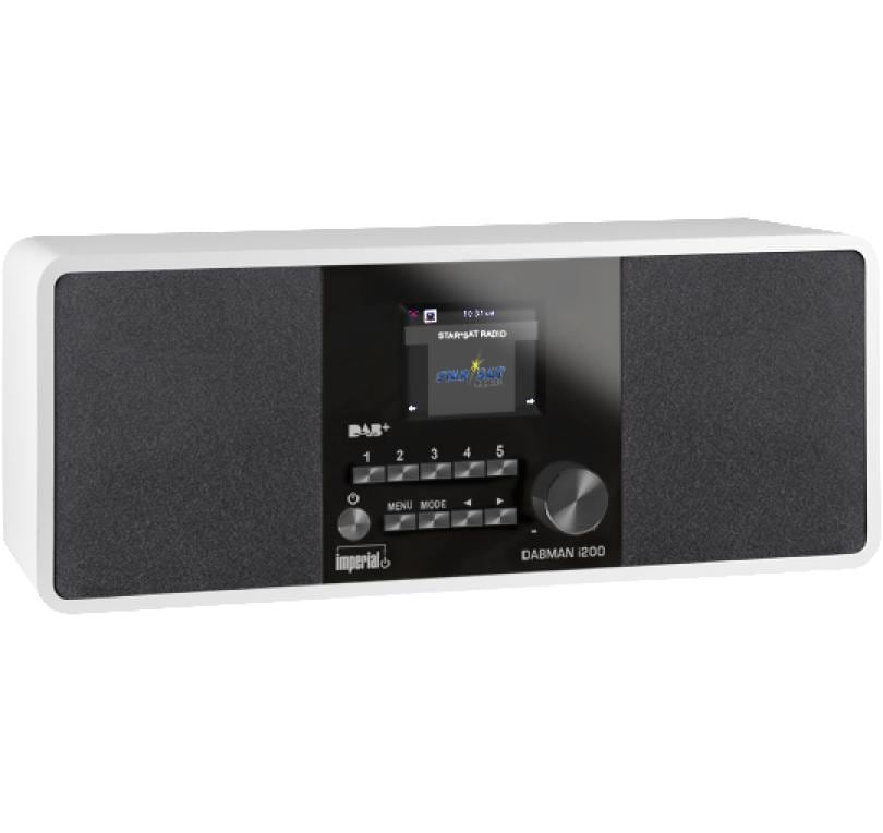 Imperial Dabman i200, DAB+/Internetradio DAB+, Internetradio, UPnP, weiss