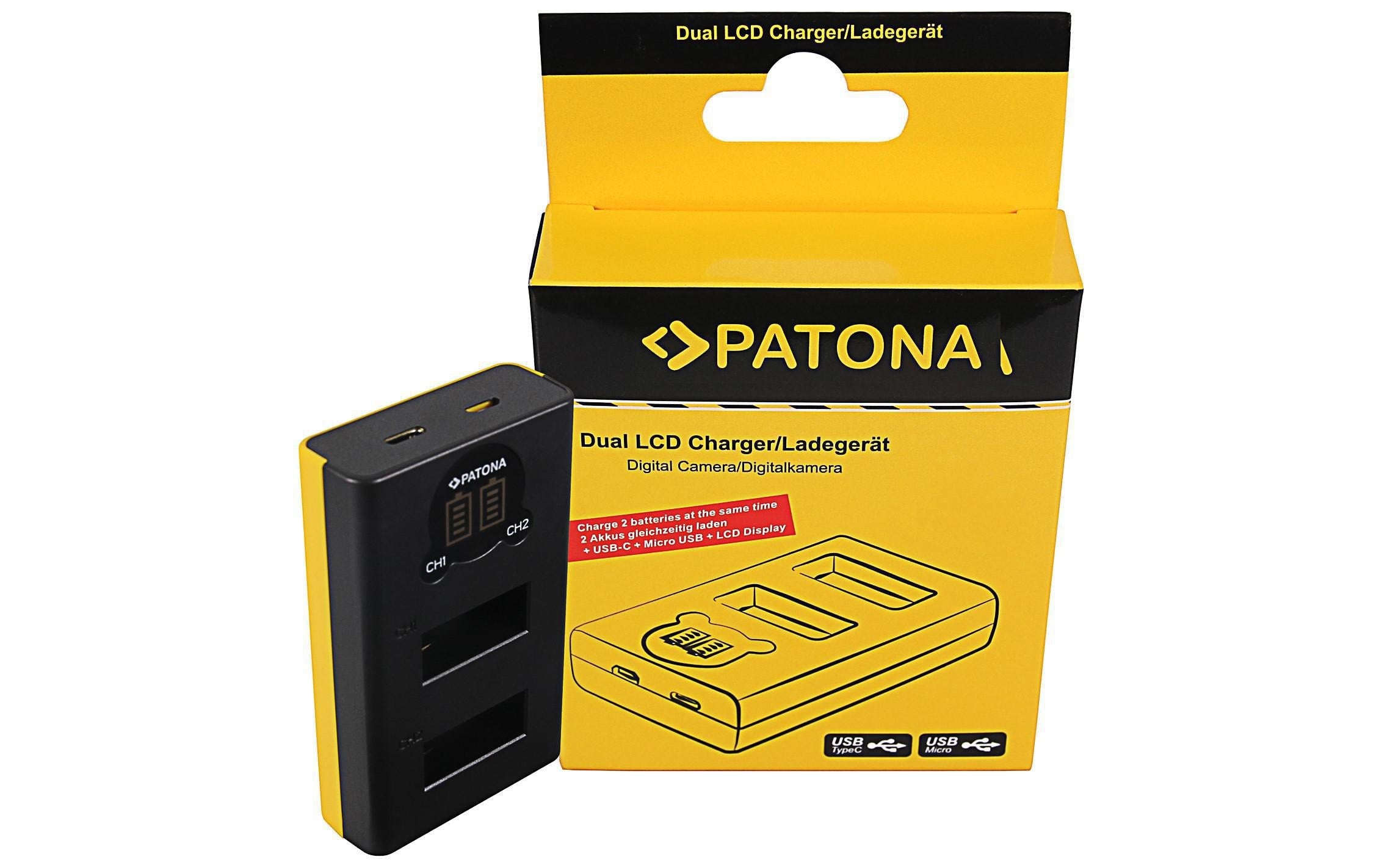 PATONA Dual Ladegerät Gopro Max