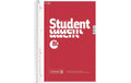 Brunnen Collegeblock 70g/qm, A4+, 80 Seiten, kariert, rot