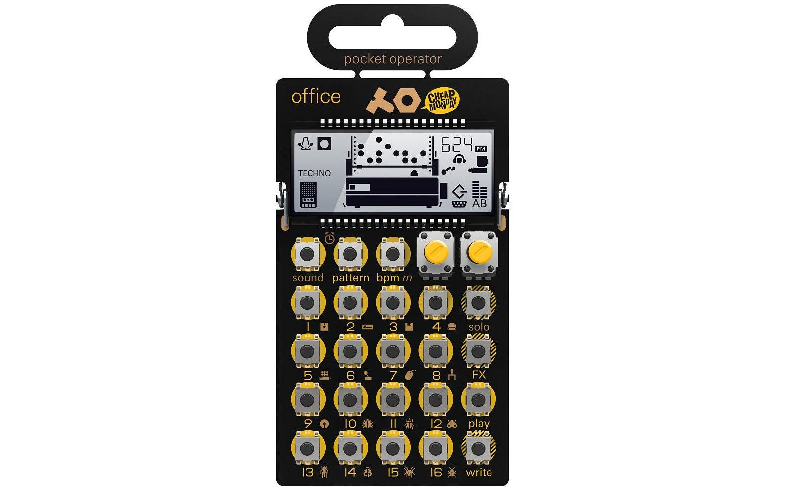Teenage Engineering PO-24 Office Drum Maschine, 16 Step Sequencer