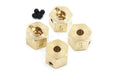 Yeah Racing Radmitnehmer 9mm offset 12mm, Messing
