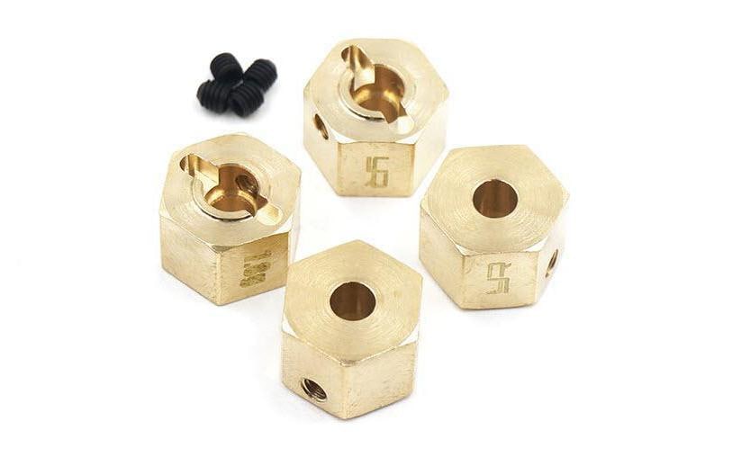 Yeah Racing Radmitnehmer 9mm offset 12mm, Messing