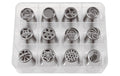 Paderno Spritztüllen 12er Set 12 verschiedene Formen