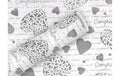 B+C Geschenkpapier Elegant Heart Grösse: 70cm x 2m Gramm: 80g/m2
