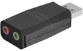 Adapter USB zu Mikrofon und Kopfhörer verbindet PC mit Kopfhörer und Mikr.-Buchse