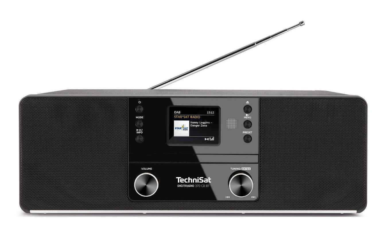 TechniSat DigitRadio 370 CD BT, schwarz DAB+, CD, Bluetooth