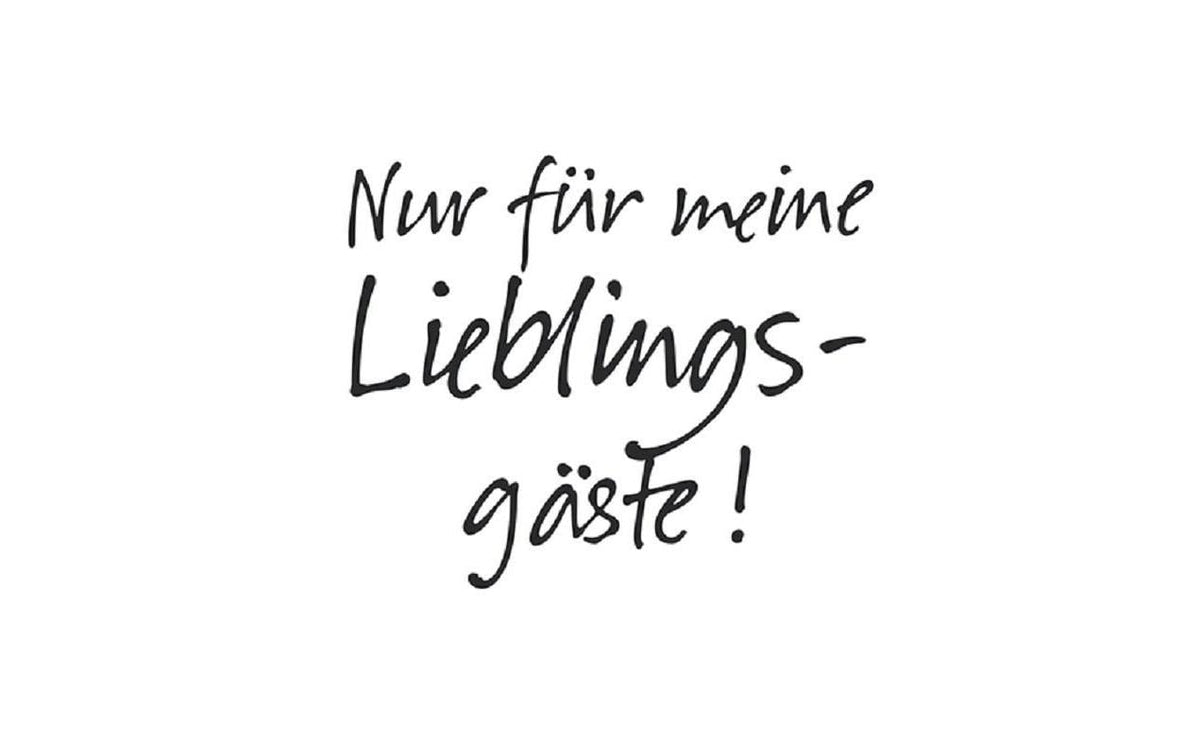 B+C Servietten Lieblingsgäste 33x33 cm, 20 Stück