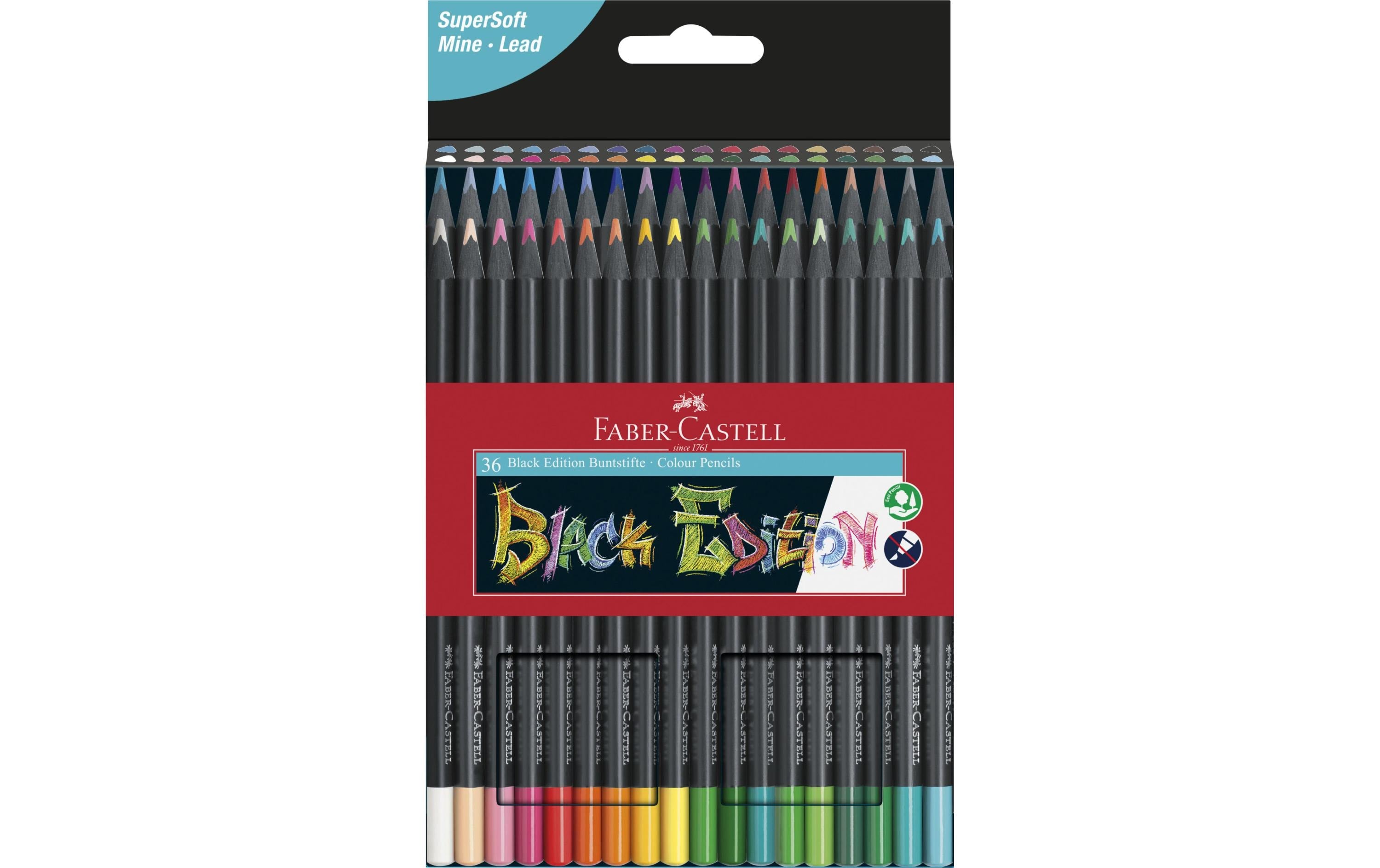 Faber-Castell Farbstifte Black Edition 36er Kartonetui