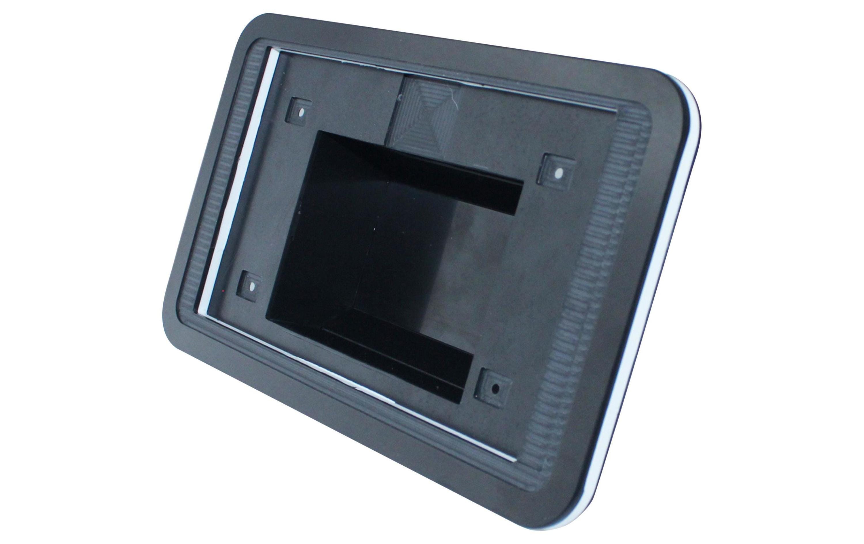 Multicomp 7" Gehäuse für Rasperry Pi 7" TFT Schwarz, Werkzeuglos zusammenbaubar