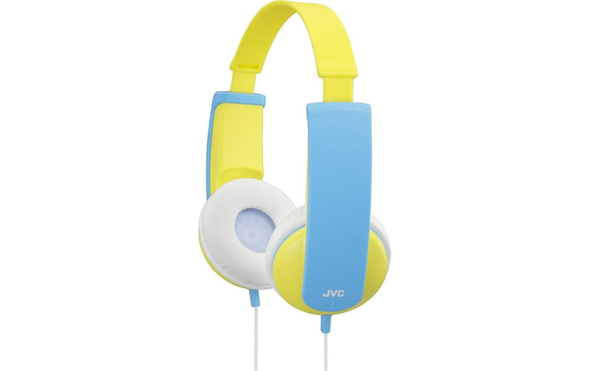 JVC HA-KD5 Stereo Kinderkopfhörer, gelb Kindergerecht, Lautstärkebegrenzung