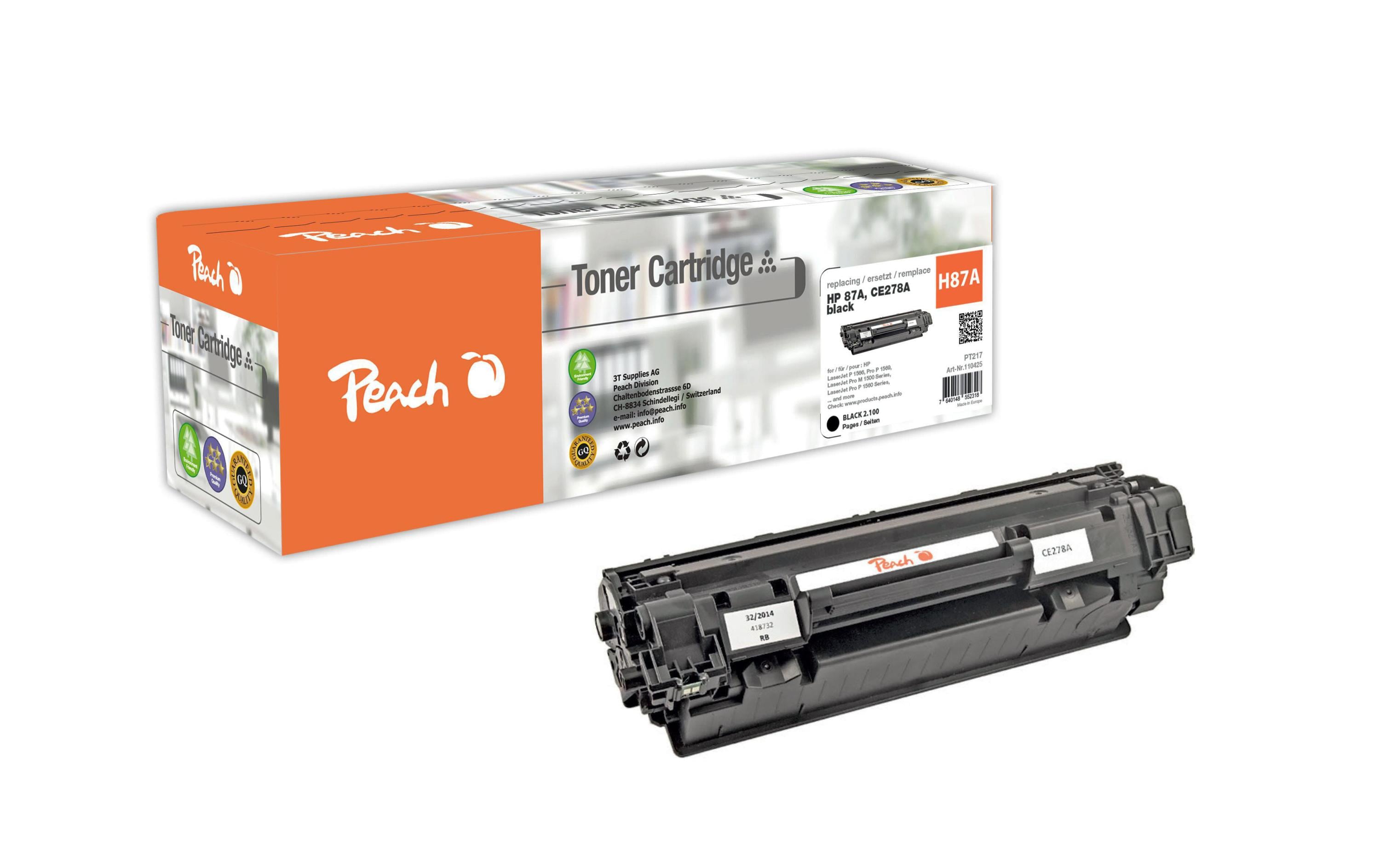 Peach Toner HP CE278A, No 78A Black, 2100 Seiten