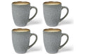 Bitz Kaffeetasse 300ml Grau/Creme 4 Stück, V: 300ml, H: 10cm, D: 8cm