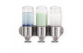 Simplehuman Dreifachspender mit Wandh. Fassungsvermögen 444ml